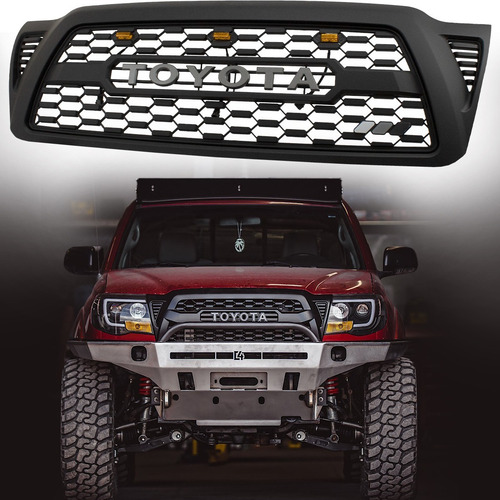 Imagen 7 de 8 de Parrilla Frontal Toyota Tacoma Trd Pro 2006 Negro Nuevo