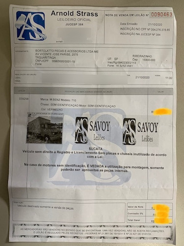 Caminhão Para Peças !!!!
