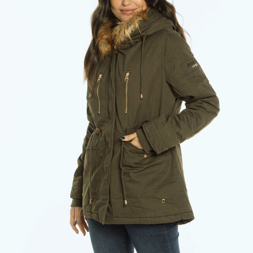 Campera Parka Mujer Rusty Bailey Importada /potenza Shop