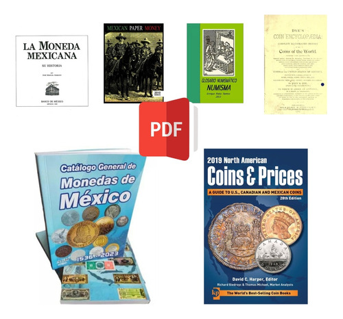 Coins And Prices + Catalogo General 2023 + 4 Libros México 