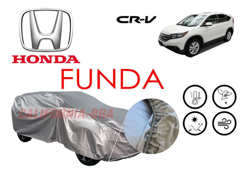 Cover Impermeable Cubierta Afelpada Eua Honda Cr-v 2012-14.