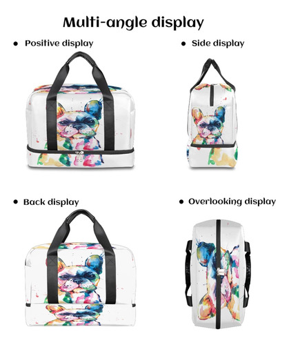 Bolsa Deportiva Para Gimnasio Con Compartimento Para Zapatos
