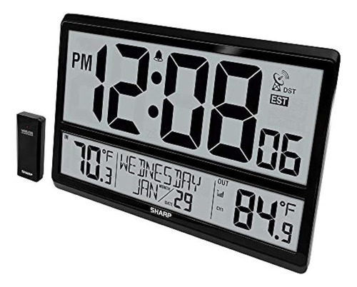 Sharp Atomic Clock - ¡nunca Necesita Configuración! - Número