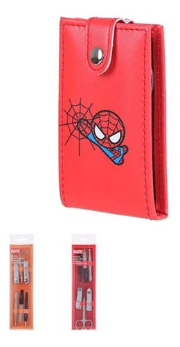 Kit Manicure Estojo Homem Aranha - Marvel Miniso