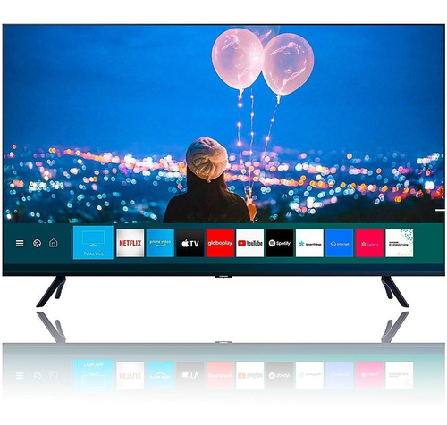 Imagem 1 de 10 de Tv Smart Samsung Led 4k 58 Series 7 Un58tu7020gxzd Bivolt