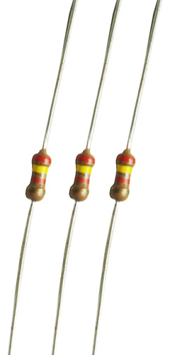 Resistor 2k4 1\4w Fixo Filme De Carbono - 500x Unidades