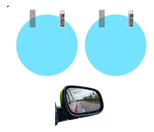 10 Par Lamina Espejo Retrovisor Anti Lluvia Impermeable