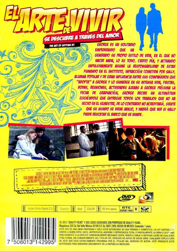 El Arte De Vivir ( The Art Of Getting By ) 2011 Dvd - Gavin
