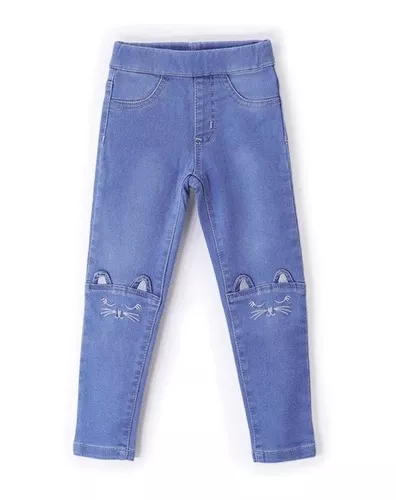 Legging De Mezclilla Para Niña Jeans Pantalón De Mezclilla