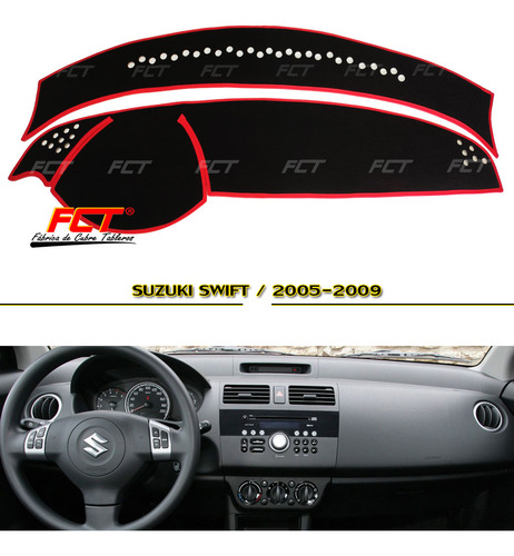 Cubre Tablero Premium Suzuki Swift/ 2005 2006 2007 2008 2009