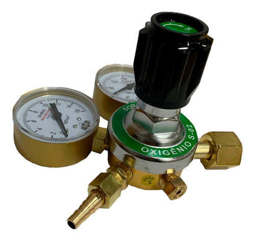 Regulador Manômetro De Oxigênio + Regulador De Glp 13 Kgs