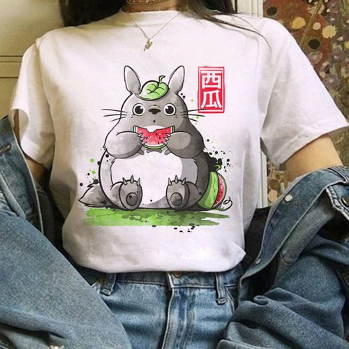 Imagen 1 de 4 de Remera Kawaii Totoro