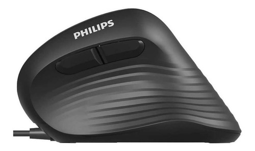 Imagen 2 de 3 de Mouse vertical Philips SPK7464 M464 negro