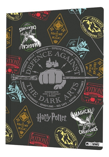 Carpeta Oficio 3 Solapas Mooving Harry Potter