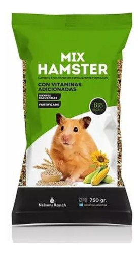 Alimento Balanceado Hamsters Roedores Jerbos Premium 750 Grs