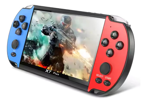 Mini Vídeo Game Portátil Retrô Psp Pvp Vita +5000 Jogos Boys Azul 8 GB