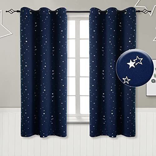 Cortinas Opacas Con Estrellas Para Niños.