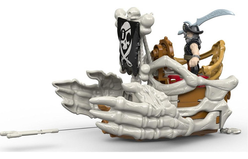 Barco Pirata Billy Bones Fisher-price Imaginext 21.5x10.2cm