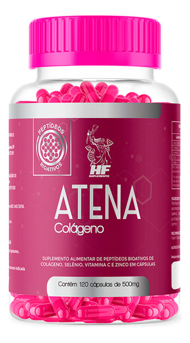 Atena Peptideos Bioativos De Colageno 120 Cápsulas