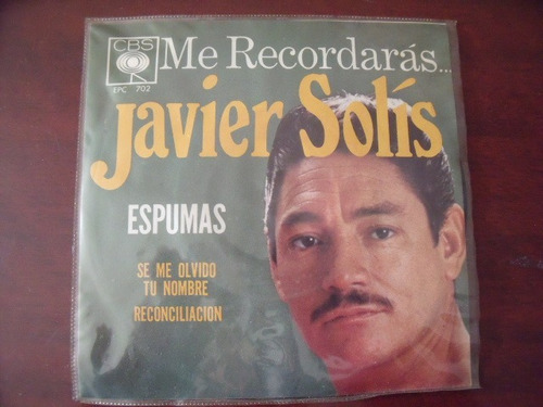 Ep Javier Solis, Me Recordaras, Espumas