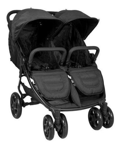 Coche Gemelar Lado A Lado Pietro Deluxe Evezo Negro