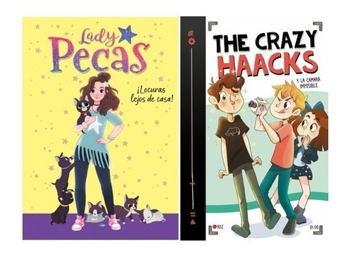 Pack Lady Pecas 1 + Crazy Haacks Cámara Imposible (2 Libros)