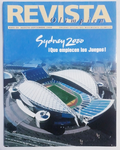 Revista Olimpica N° 34 Oficial Comite Olimpico Año 2000 Fs