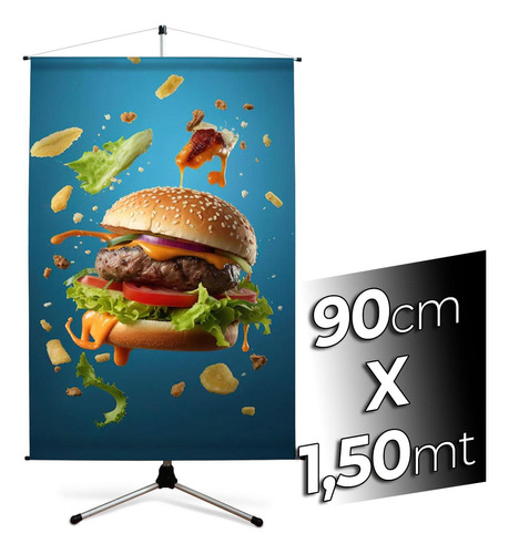  Pendon Con Tu Diseño 90 Cm X 1.50 Mtrs Banner 13oz. Caracas