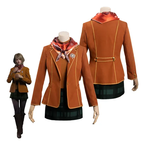 Camisa De Disfraz De Ashley Graham De Game Resident 4 Remake