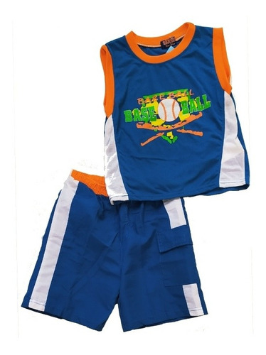 Conjunto Franelilla Short Para Basket Niño