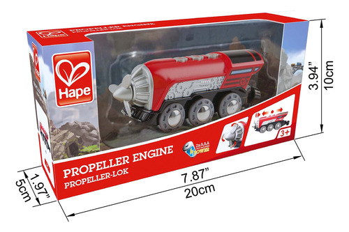 Motor De Vapor Con Hélice De Madera Para Niños Toy Train Hap