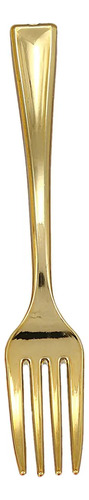 Hel 144 Cucharas De Plástico Desechables Doradas Y 72 Piezas