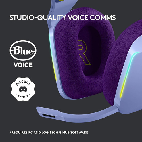 Auriculares Gamer Logitech G733 Inalámbricos Lila