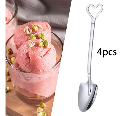4 Cucharas Con Forma De , Cuchara Para Café, Té, Utensilio