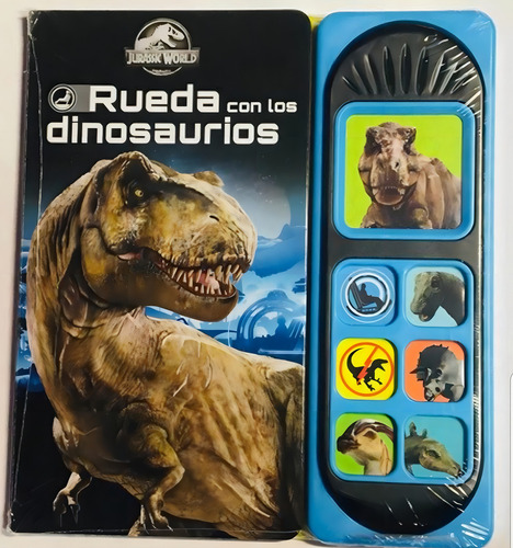 Libro Con Sonidos Jurassic World Rueda Con Los Dinosaurios