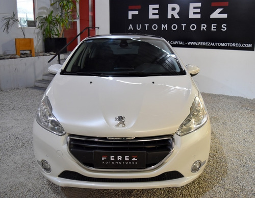 Peugeot 208 Feline 1.6 2013 Gnc Blanco