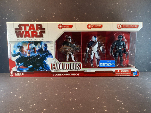 Star Wars Battle Pack Evolutions Clones Comando Hasbro