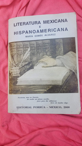 Literatura Mexicana E Hispanoamericana Maria Edmee