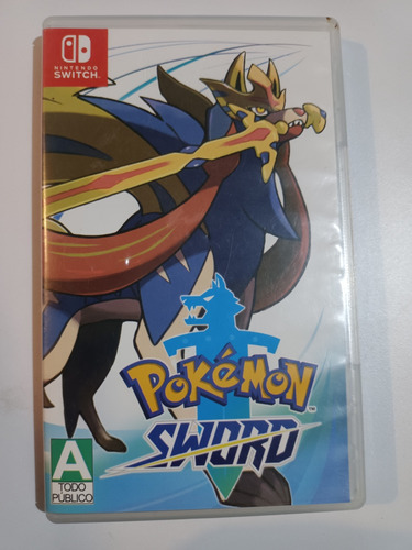 Caja Sola Sin Juego Sin Manual Pokémon Sword Nintendoswitch (Usado)