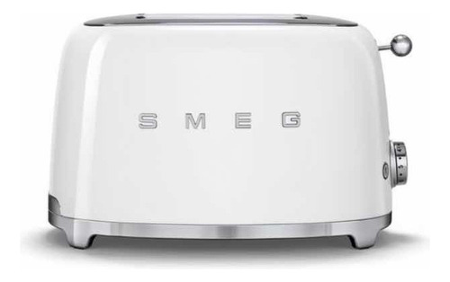 Smeg Tostadora Retro 50s Style 2r Blanca Tsf01whar Color Blanco