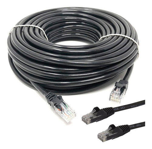 Cable Utp Cat 6 Gigabit Red Internet Ponchado X 30m Exterior