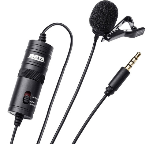 Microfono Boya By-m1 Corbatero Para Celular Dsrl 