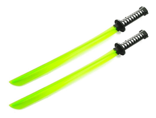 2 Espadas Samurai Juguete Niños Ninja Katana Luz Led Sonido