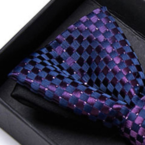Conjunto De Corbata Pañuelo Gemelos Para Moda De Clásica