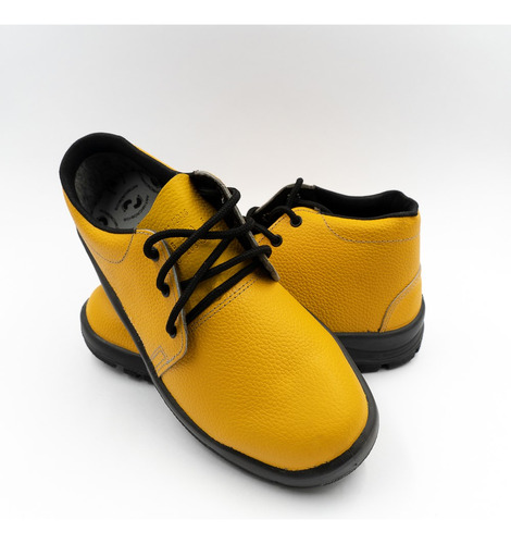 Zapato Amarillo Con Puntera Acero Marca V-seg Talle N° 43