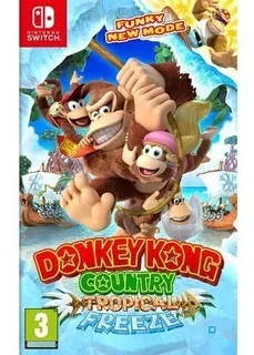 Donkey Kong Country Tropical Freeze Nintendo Switch Nuevo