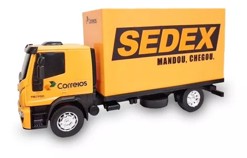 Caminhão Carreta Baú Correios Personalizado - 1 Unidade