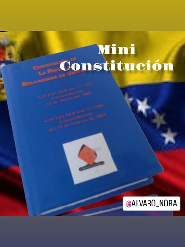 Mini Constitución De La República Bolivariana De Venezuela 