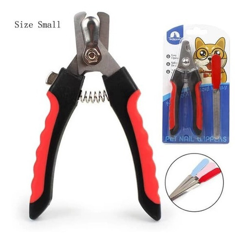 Imagen 1 de 3 de Corta Uñas Para Mascotas Pequeñas Acero Inoxidable