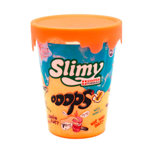 Slimy Slime Ooops 80gr Efecto Metalico Naranja